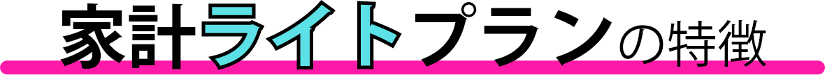 家計ライトプランの特徴